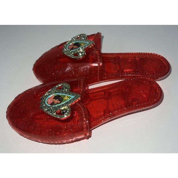 Jakks Disney Princess Elena Dress Up Shoes Red Girls One Size Halloween Costume - Picture 2 of 4